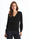 V Neck Women's Tricot Cardigan